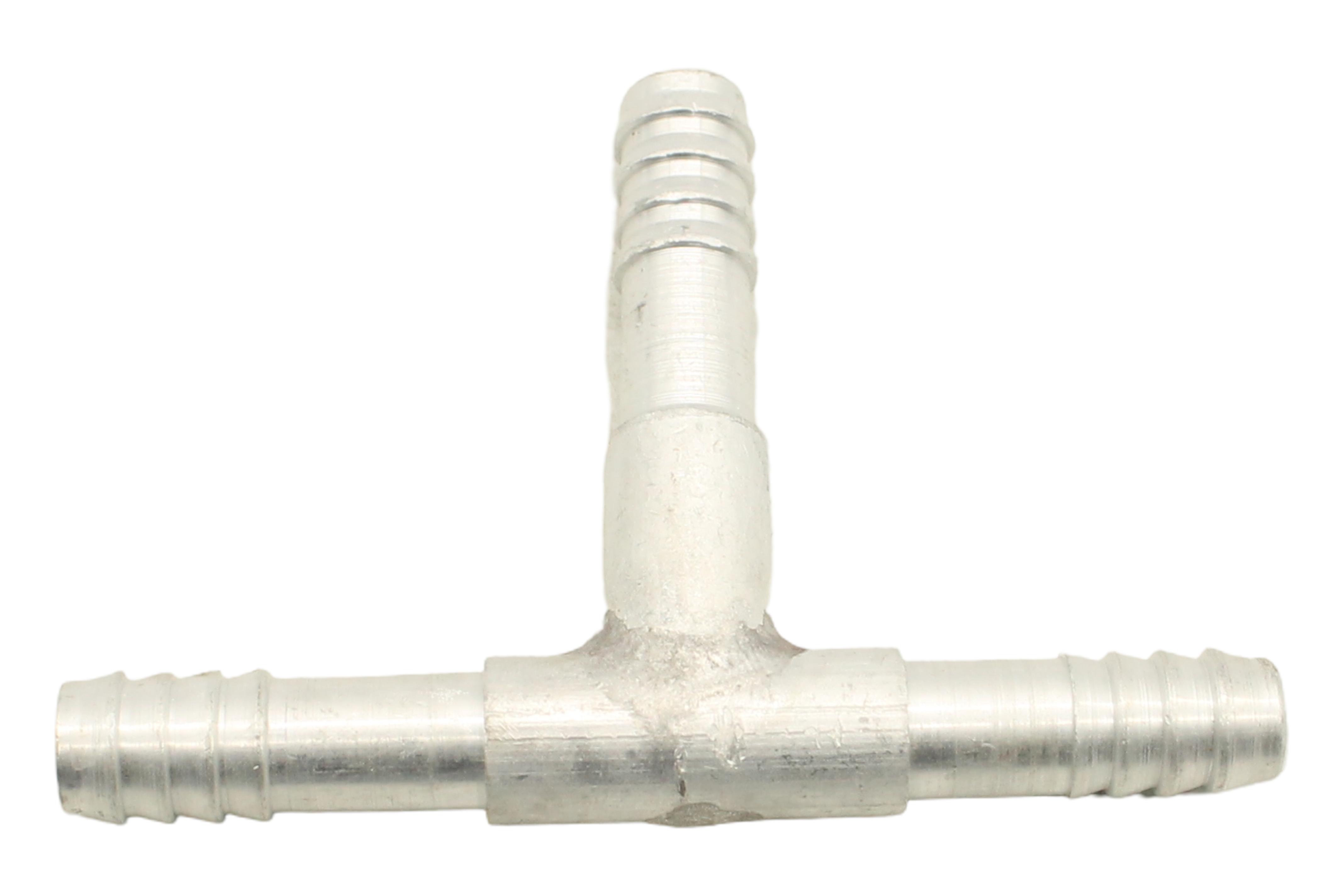 CONEXION EN T DE ALUMINIO P/MANGUERA DE 13/32"